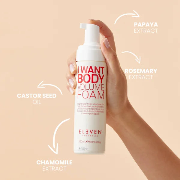 I want body volume foam