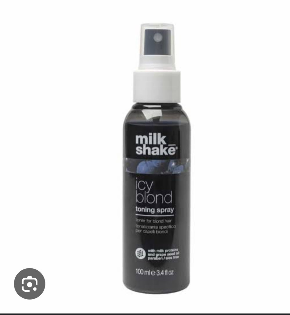 Icy blonde toning spray