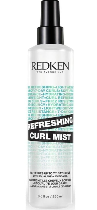 Refreshing curl mist